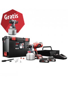 TITAN FlexSpray Pro XVLP verfspuit kit met accu's