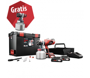 TITAN FlexSpray Pro XVLP verfspuit kit met accu's